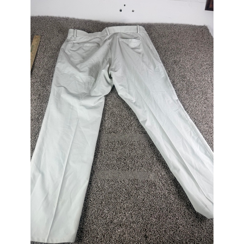 Nike Chino Pants Men's Light Grey Flat Front Performance Slack Classic - 38x30